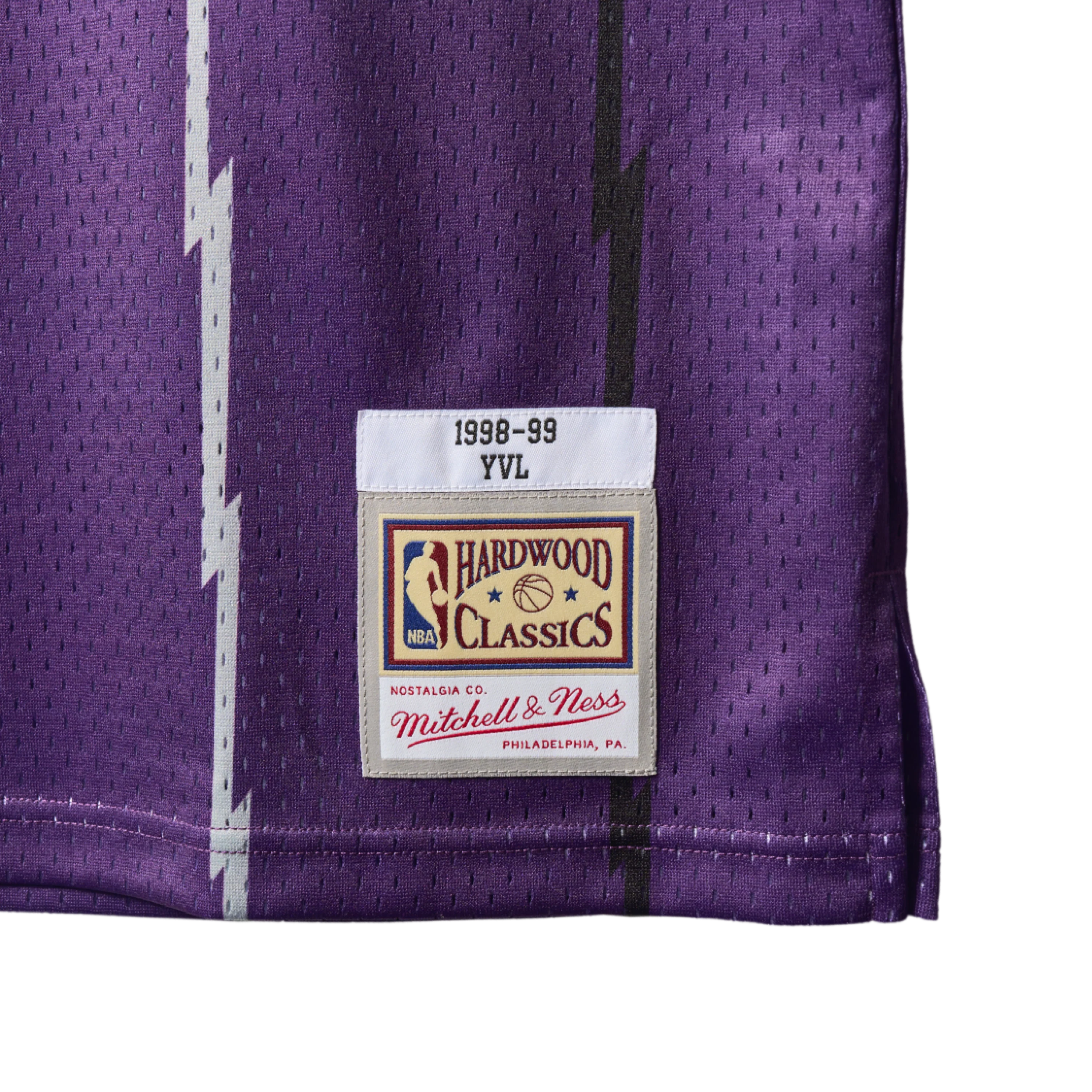 NBA PLAYBOI CARTI X M&N JERSEY TORONTO RAPTORS 1998 (PURPLE) - Image 3
